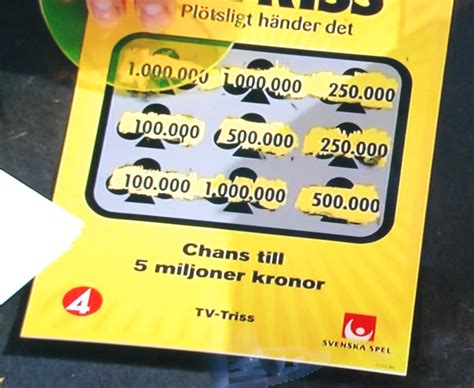 Trissvinst.
