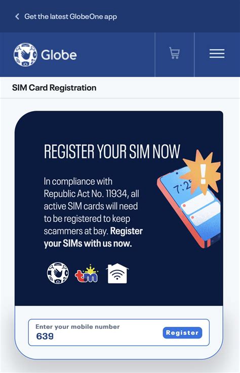 new.globe.com.ph.simreg