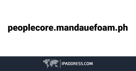 peoplecore.mandauefoam.ph